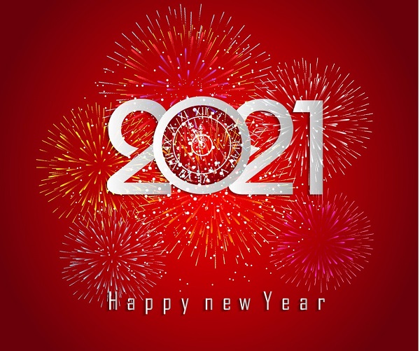 Happy new year 2021  