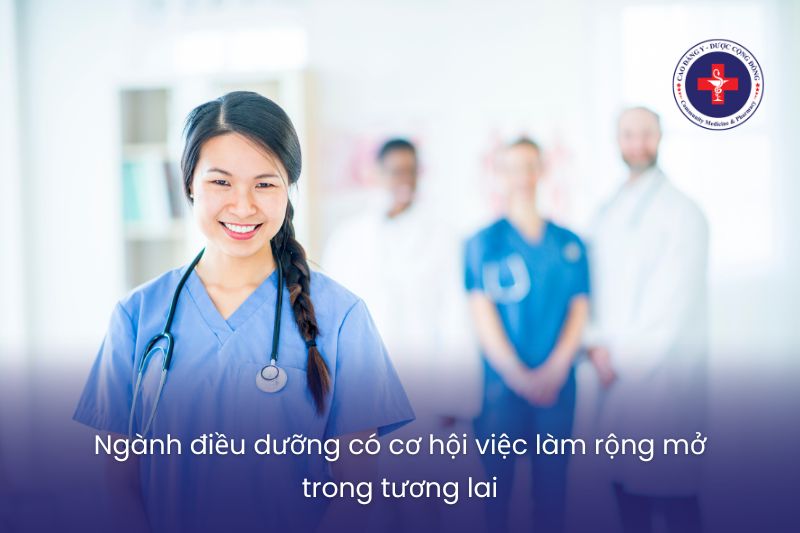 Ngành điều dưỡng có cơ hội việc làm rộng mở trong tương lai