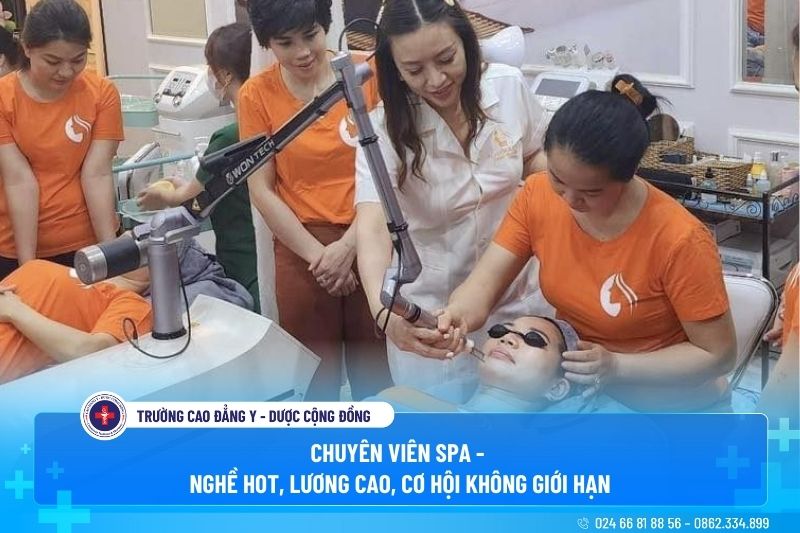 Chuyên viên spa - Nghề hot, lương cao, cơ hội không giới hạn