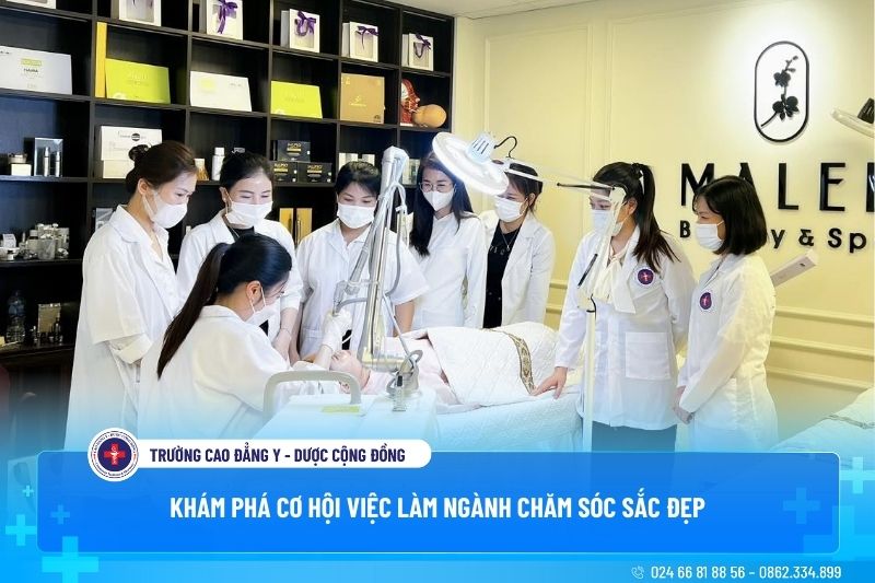 Khám phá cơ hội việc làm ngành Chăm sóc sắc đẹp