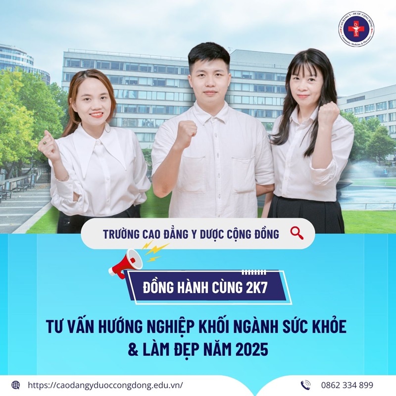 Đồng hành cùng 2k7: Tư vấn hướng nghiệp khối ngành Sức khỏe - Làm đẹp