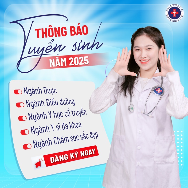 Trường Cao đẳng Y Dược Cộng đồng thông báo tuyển sinh trình độ Cao đẳng chính quy