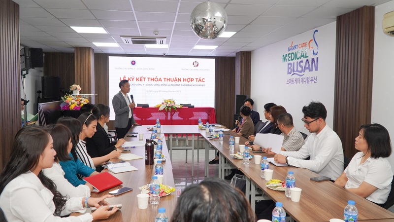Trường Cao đẳng Y Dược Cộng đồng hợp tác cùng Trường Cao đẳng KOGURYEO (Hàn Quốc)
