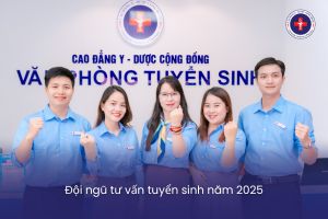 Đội ngũ tư vấn tuyển sinh Trường Cao đẳng Y – Dược Cộng đồng năm 2025