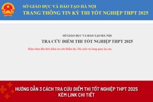 Hướng dẫn 3 cách tra cứu điểm thi Tốt nghiệp THPT 2025 kèm link chi tiết 