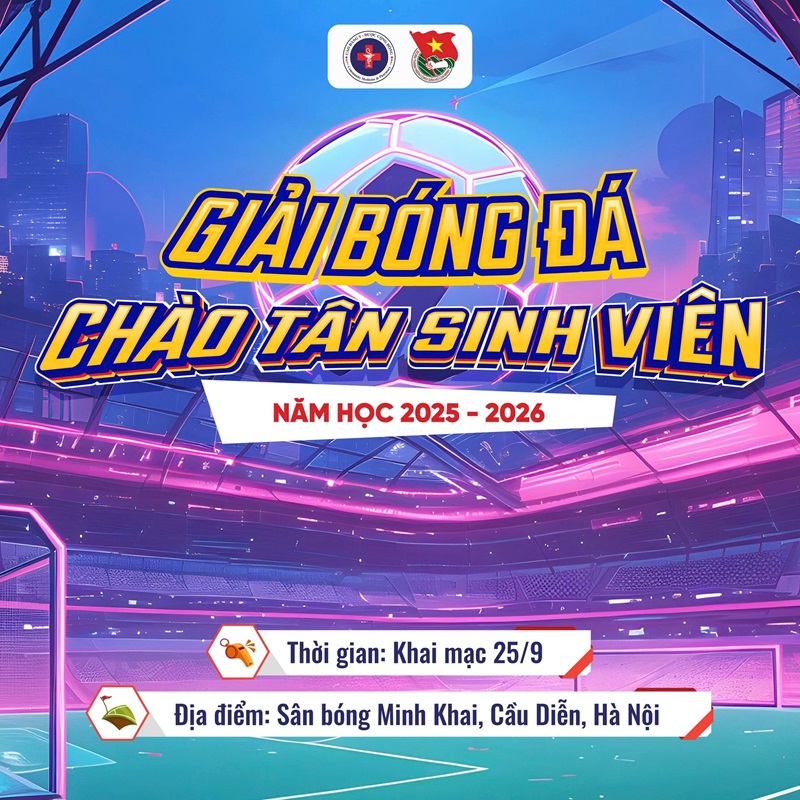 Kế hoạch tổ chức giải bóng đá Tân sinh viên năm học 2025 - 2026
