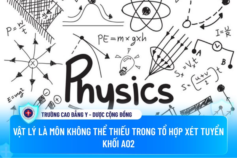 Vật lý là môn không thể thiếu trong tổ hợp xét tuyển khối A02