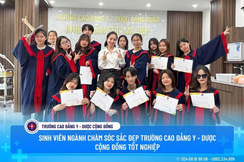 Khối B05 được nhiều Sinh viên ngành Chăm sóc sắc đẹp trường Cao đẳng Y - Dược Cộng đồng sử dụng để xét tuyển