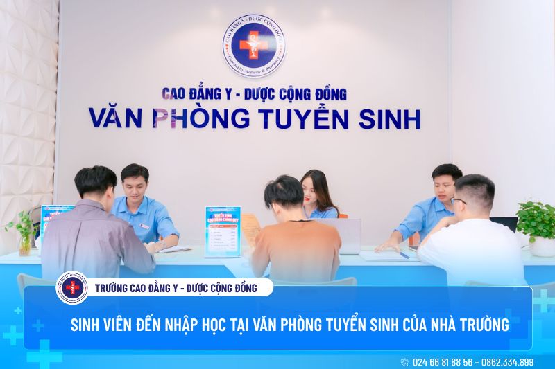 Văn phòng tuyển sinh trường Cao đẳng Y - Dược Cộng đồng
