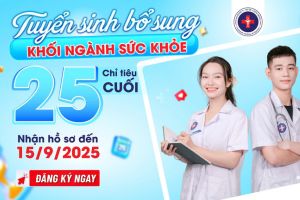 Trường Cao đẳng Y – Dược Cộng đồng thông báo tuyển sinh bổ sung năm 2025