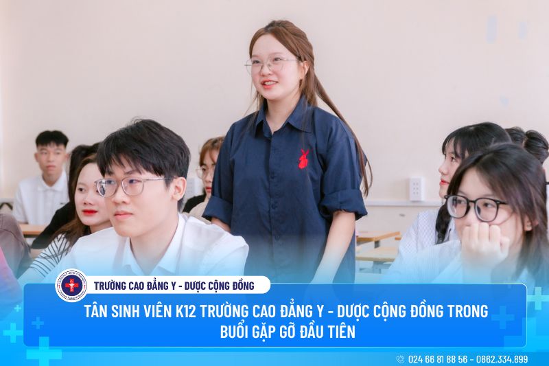 Tân sinh viên K12 trường Cao đẳng Y - Dược Cộng đồng giới thiệu bản thân