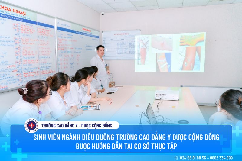 Kỳ thực tập đầu tiên của sinh viên K10 ngành điều dưỡng trường Cao đẳng Y - Dược Cộng đồng