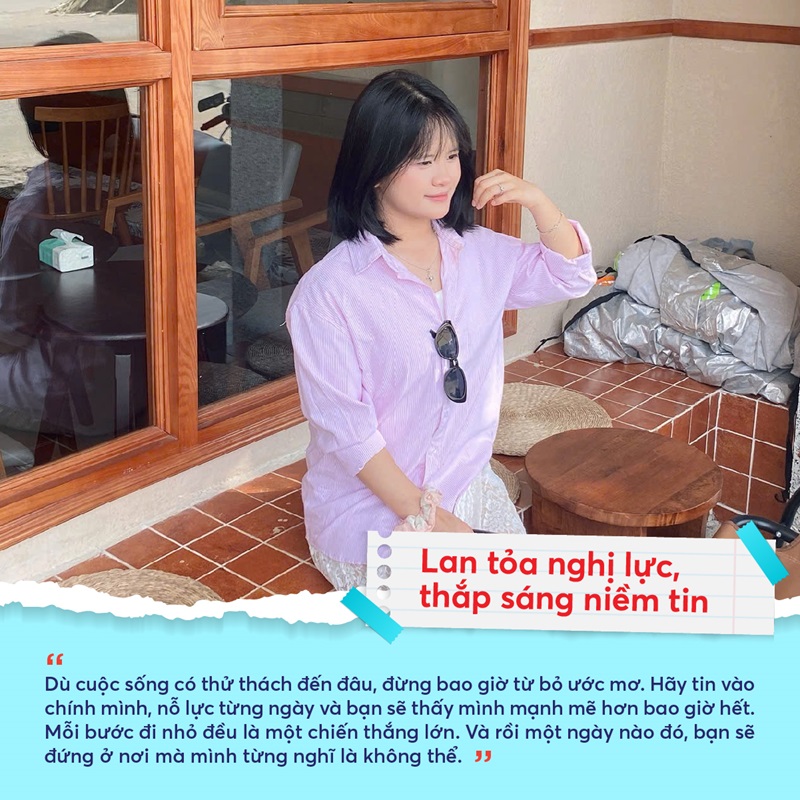 Câu chuyện của Linh là nguồn cảm hứng mạnh mẽ, khích lệ mọi người kiên định theo đuổi đam mê và ước mơ của mình