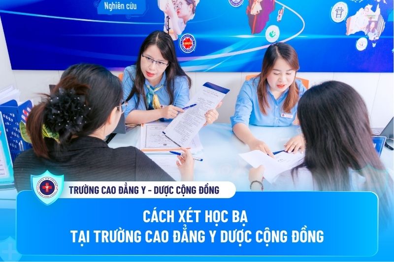 Cách xét học bạ cao đẳng y dược cộng đồng