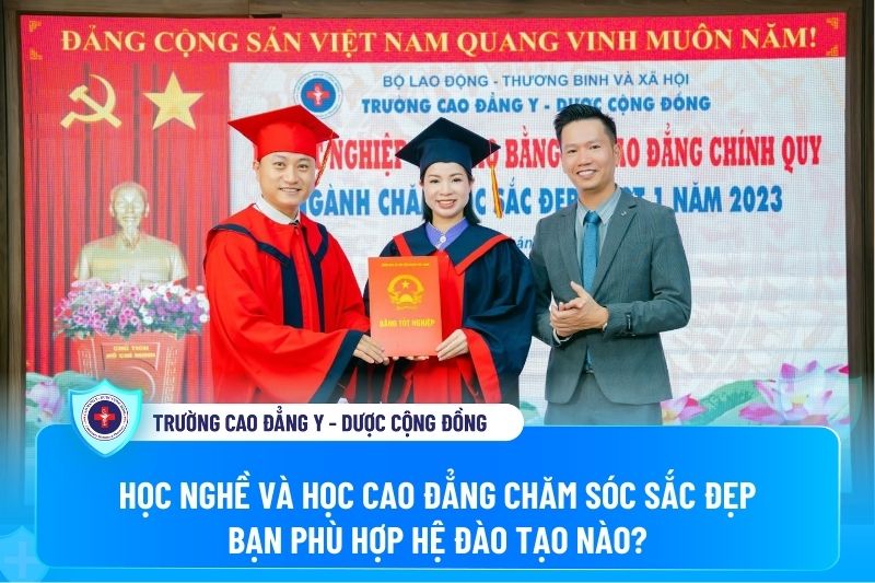 Nên học nghề hay học cao đẳng chăm sóc sắc đẹp
